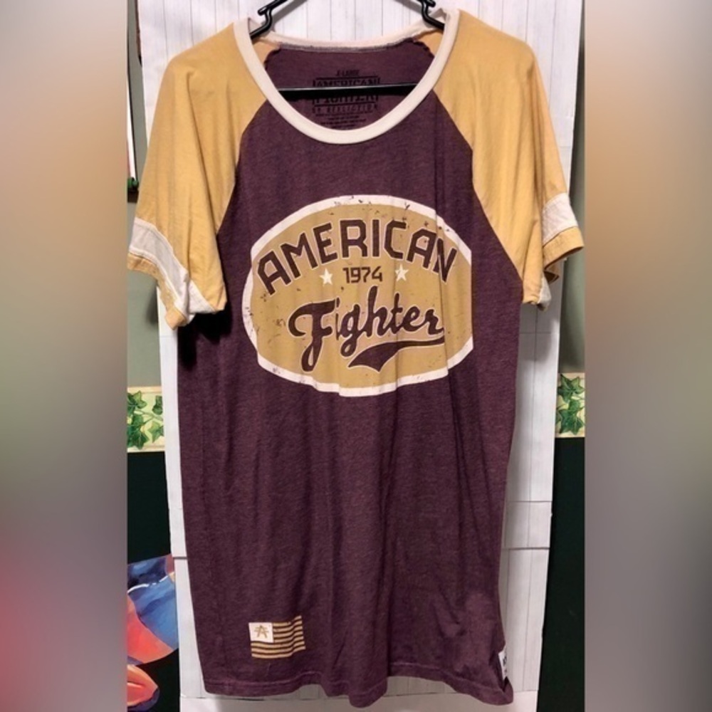 ☔️American Fighter Vintage Ringer T-shirt